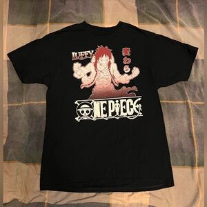 Large Straw Hat Luffy T Shirt - One Piece